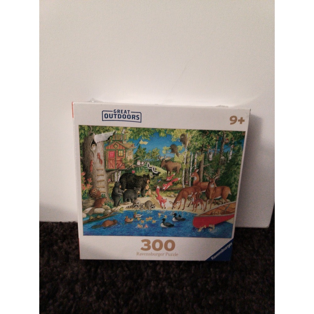 Ravensburger Great Outdoors  Series: Woodland Friends 300 Pc Jigsaw Puzzle New